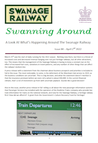 Swanning Around - Issue 84 - 2nd April 2022