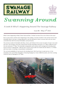 Swanning Around - Issue 86 - 27th May 2022