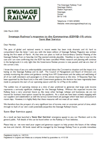 Coronavirus - Update for Members, March 2020