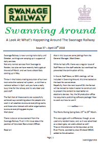 Swanning Around - Issue 37 - April 2018