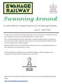 Swanning Around - Issue 76 - July 31st 2021