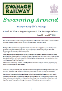 Swanning Around - Issue 39 - June 2018